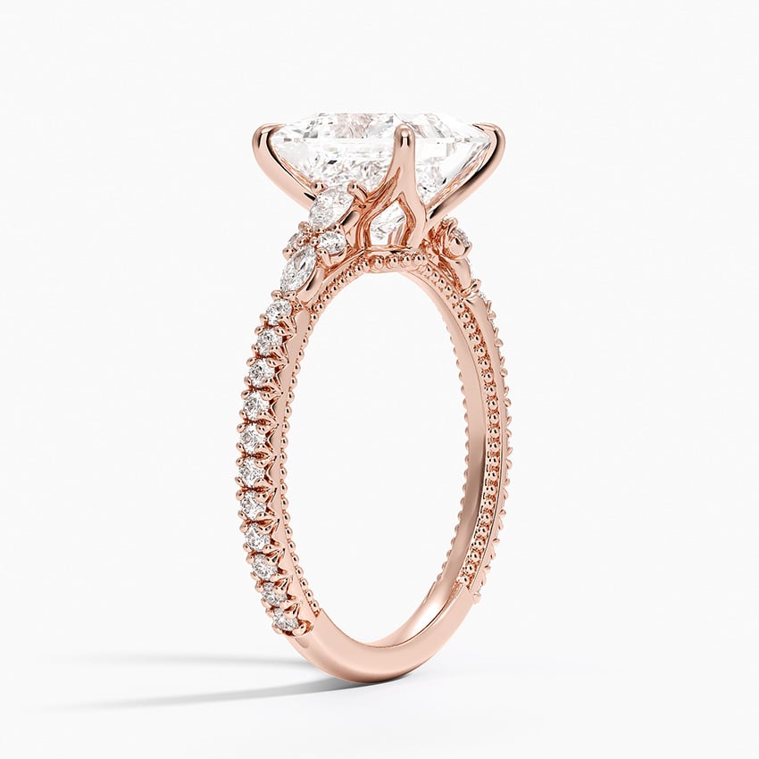 Floral Cluster Diamond Ring