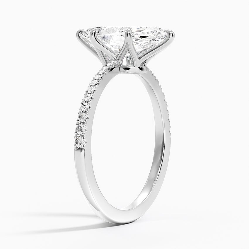 Petite Tapered Diamond Ring
