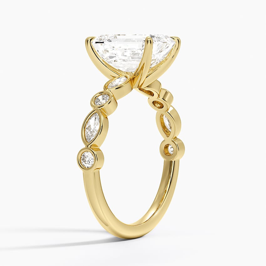 Versailles Bezel Diamond Engagement Ring