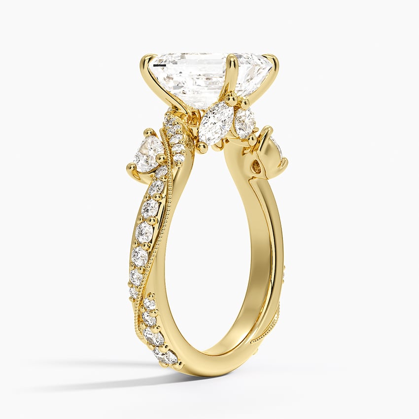 Grand Camellia Diamond Ring