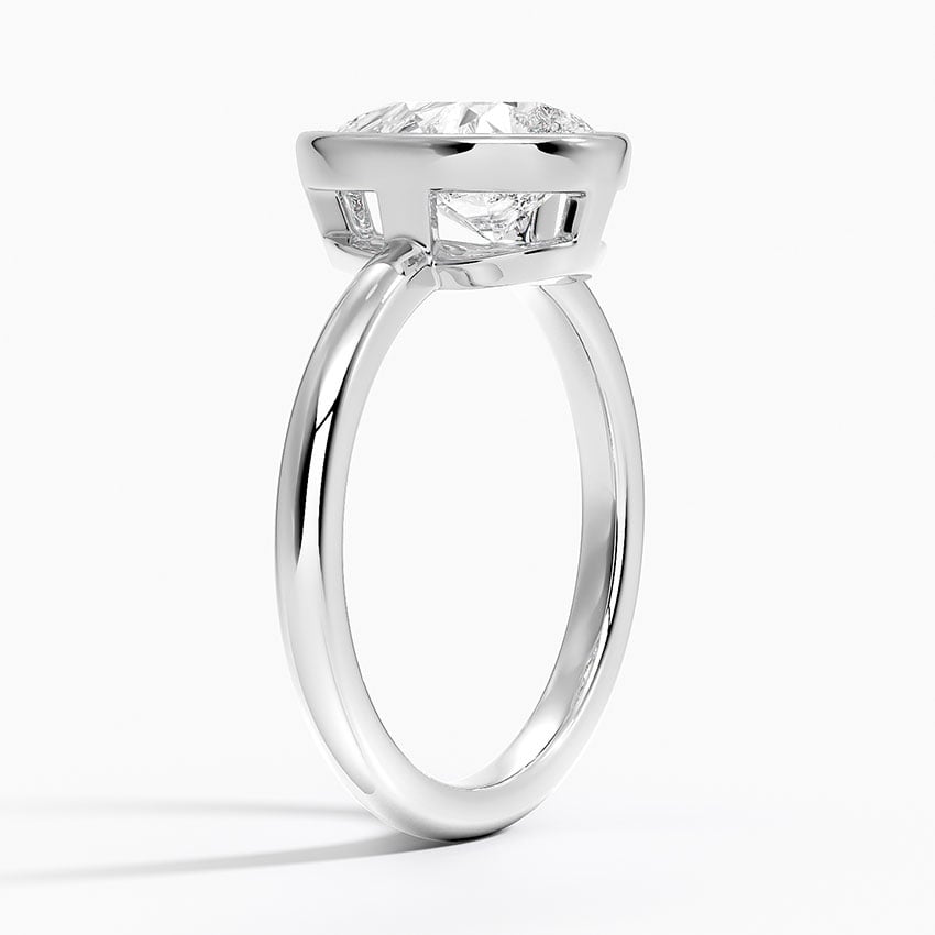 Platinum Julietta Bezel Solitaire Ring