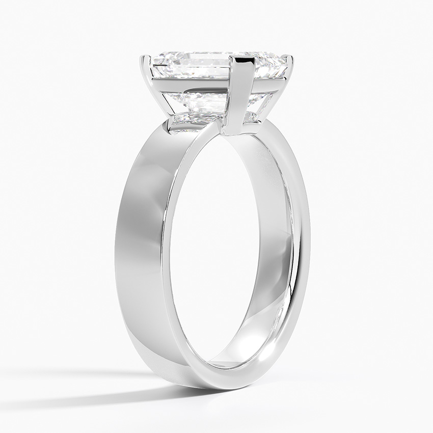 Platinum Parker Solitaire Ring