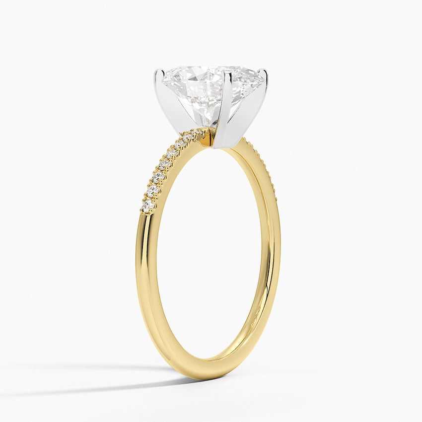 18K Yellow Gold Whisper Diamond Ring