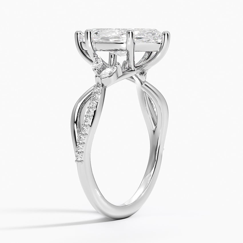 Petite Twisted Willow Diamond Ring - Brilliant Earth