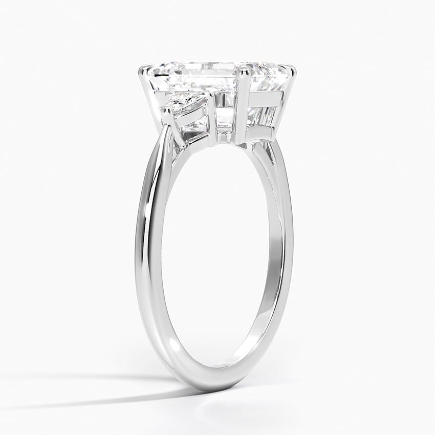 Trillion Three Stone Diamond Ring