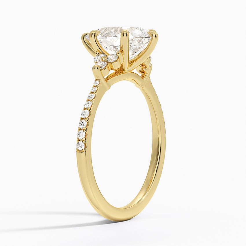 Trio Cluster Pavé Diamond Ring