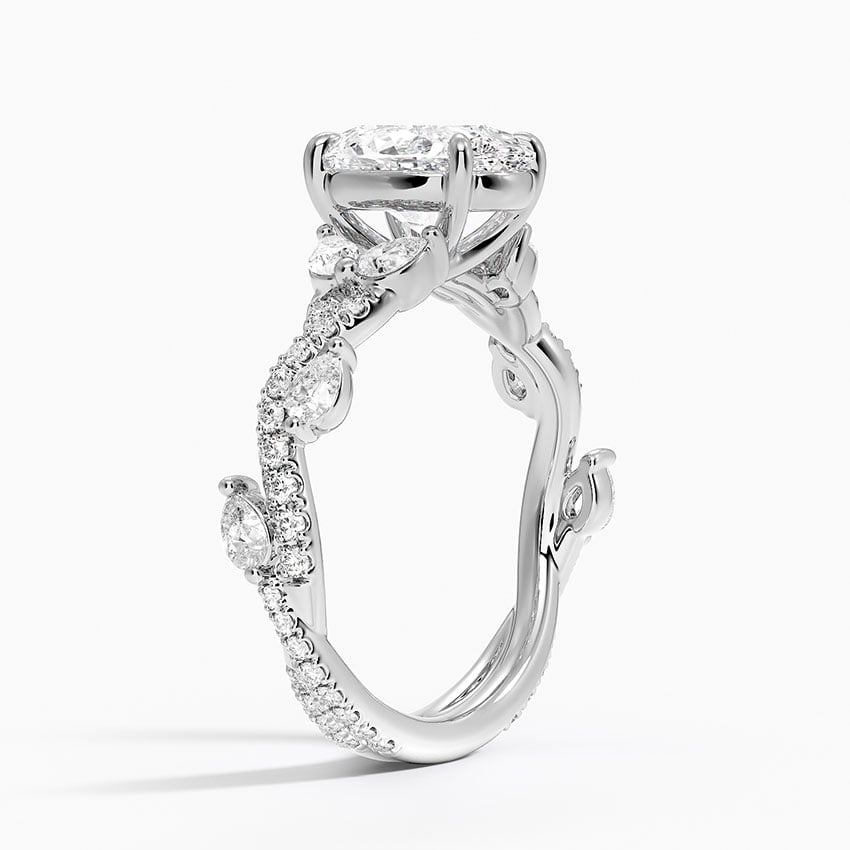 18K White Gold Vintage Secret Garden Diamond Ring (2/3 ct. tw.)
