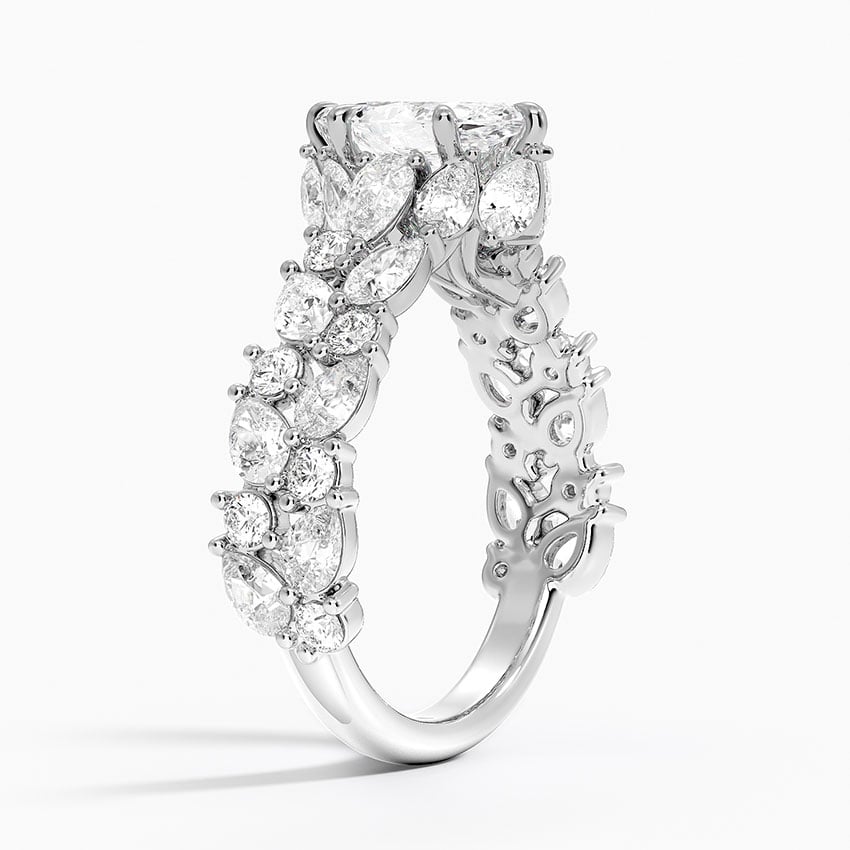 Olivetta Double Row Diamond Ring (2 1/2 ct. tw.) in Platinum