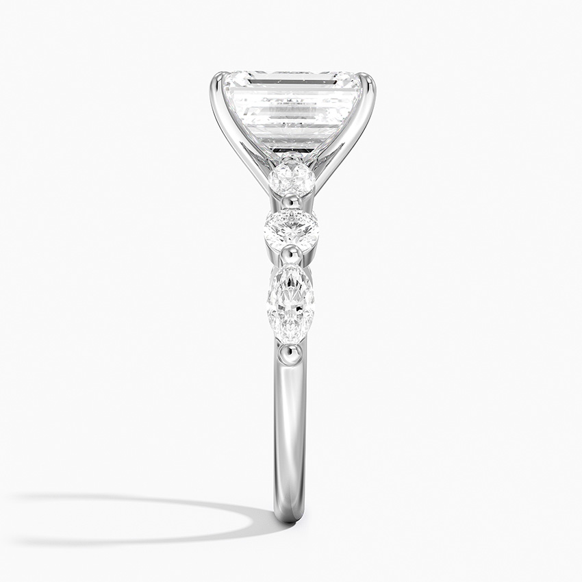 Grand Versailles Diamond Ring in 18K White Gold