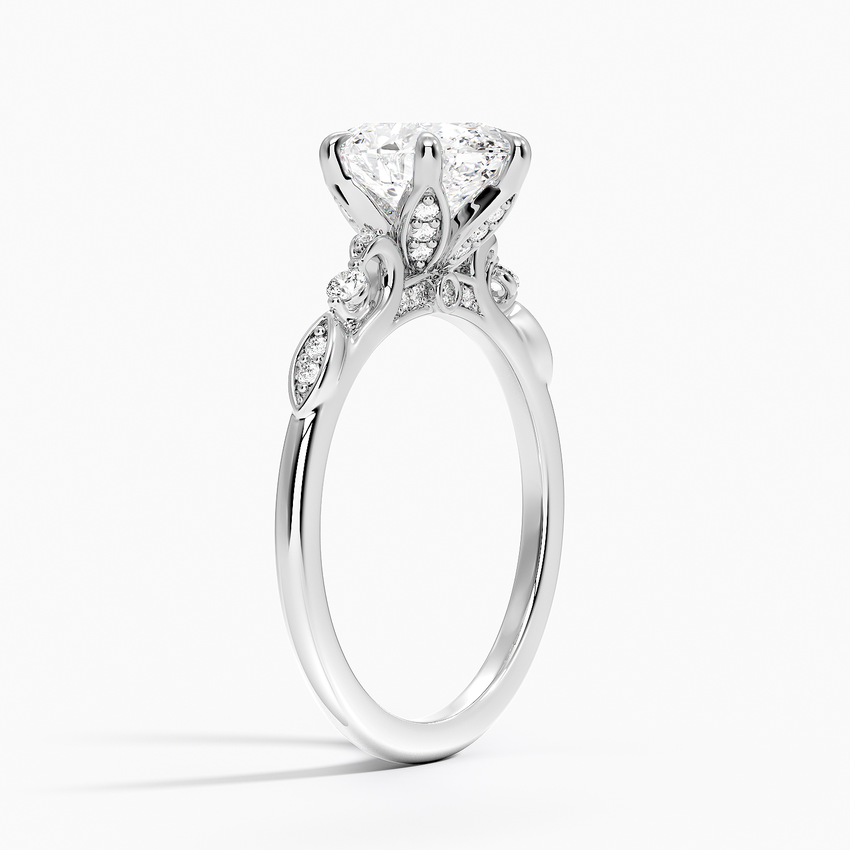 14K White Gold Rochelle Diamond Ring