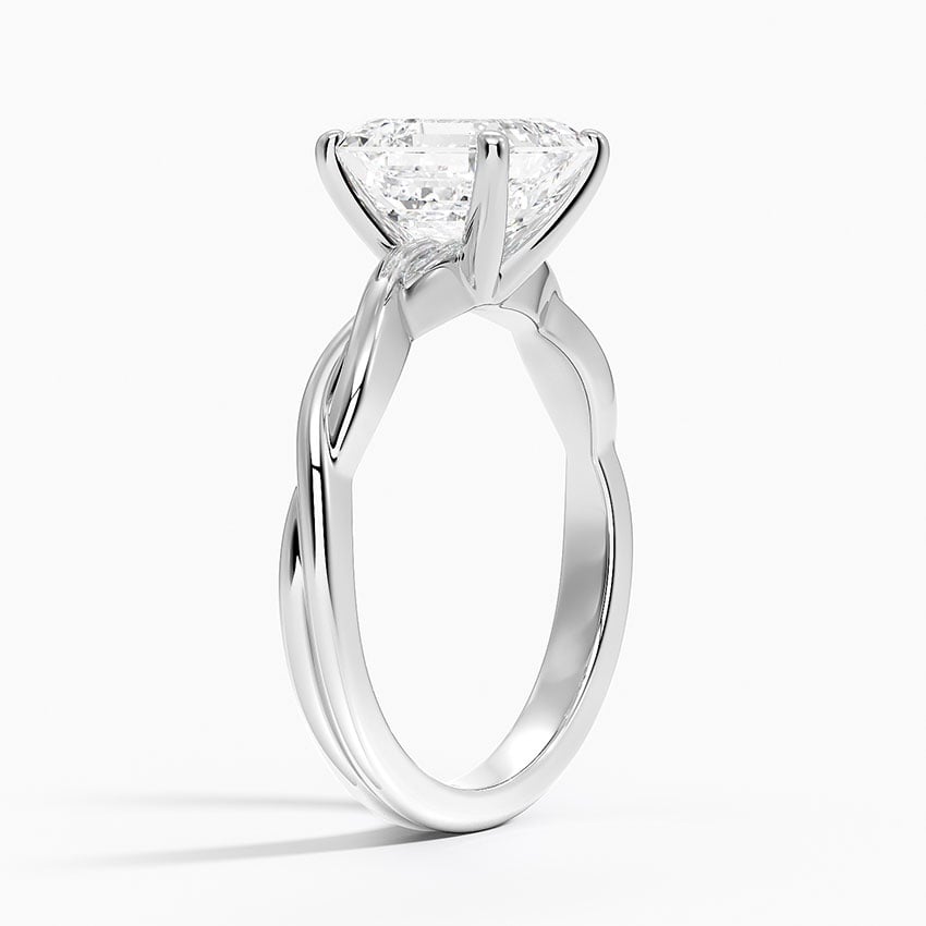 Twisted Vine Engagement Ring - Solitaire