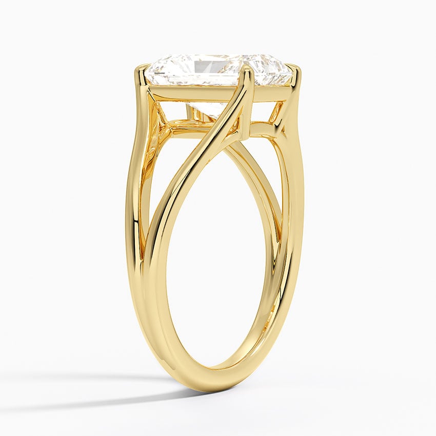 Tressa Split Shank Solitaire Engagement Ring