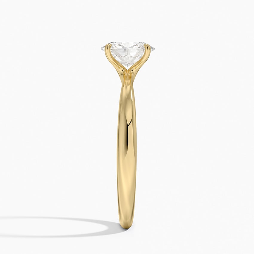 18K Yellow Gold Freesia 2.7mm Solitaire Ring