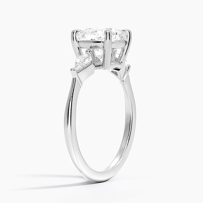 18K White Gold Luxe Cometa Three Stone Diamond Ring (1/3 ct. tw.)
