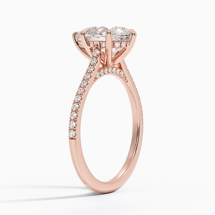 14K Rose Gold Luxe Dawn Diamond Ring