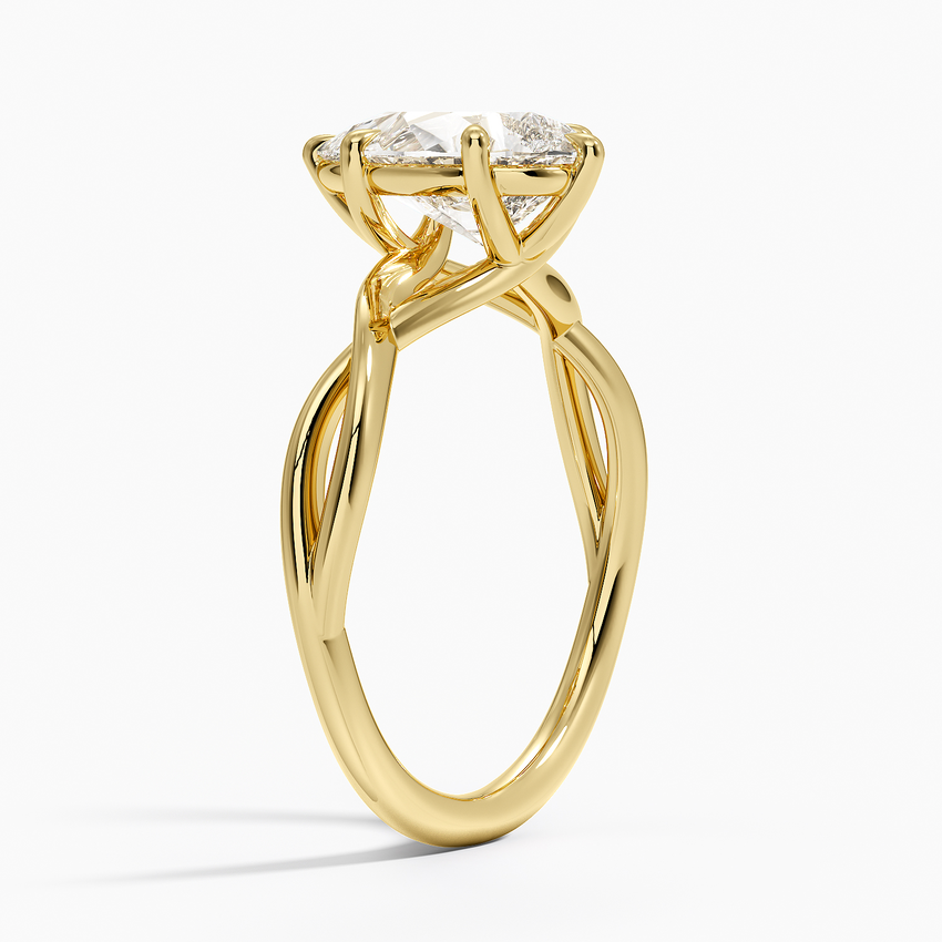 Alya Twist Solitaire Ring - Brilliant Earth