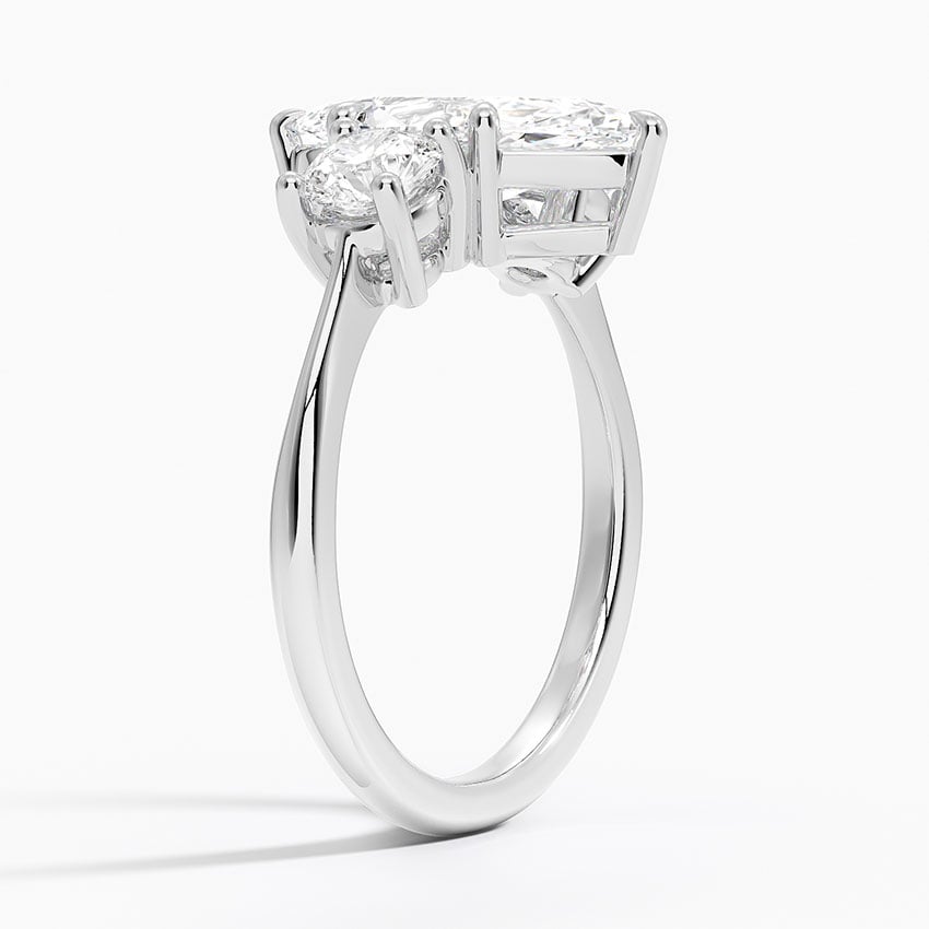 Three Stone Diamond Engagement Ring