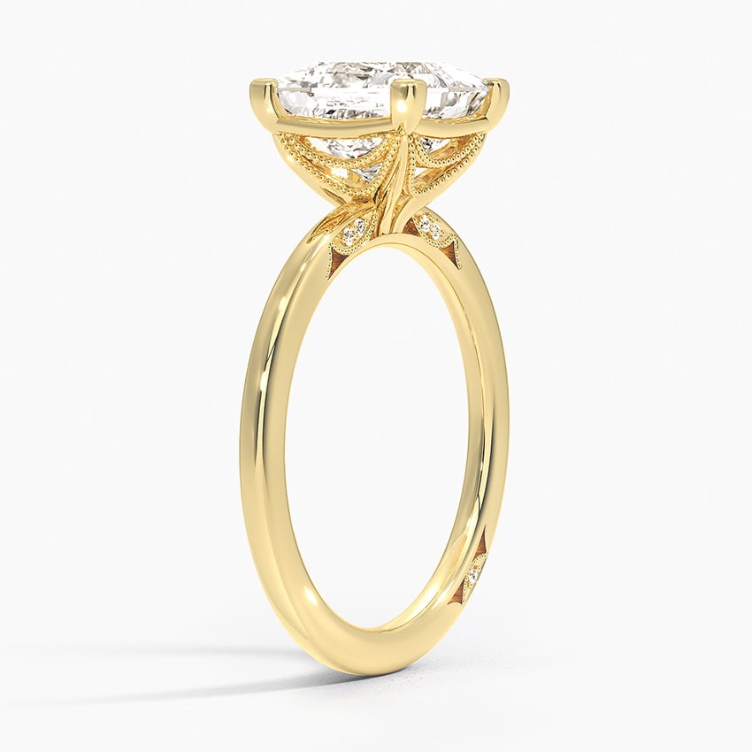 18K Yellow Gold Simply Tacori Delicate Drape Diamond Ring