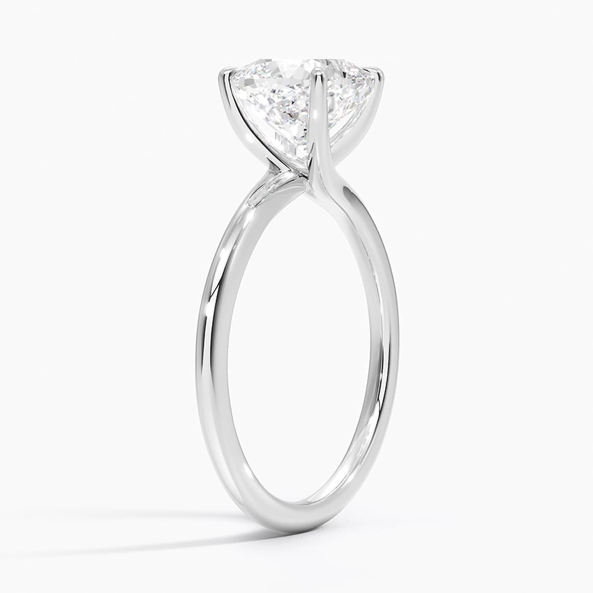 18K White Gold Monsella Solitaire Ring