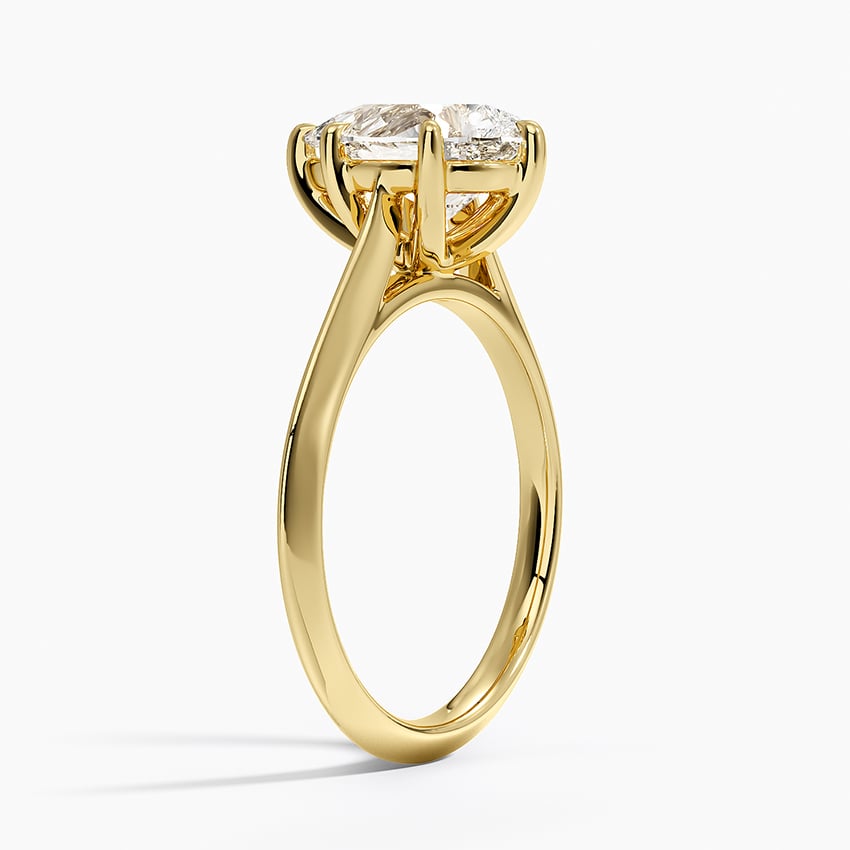 Piper Knife Edge Solitaire Ring
