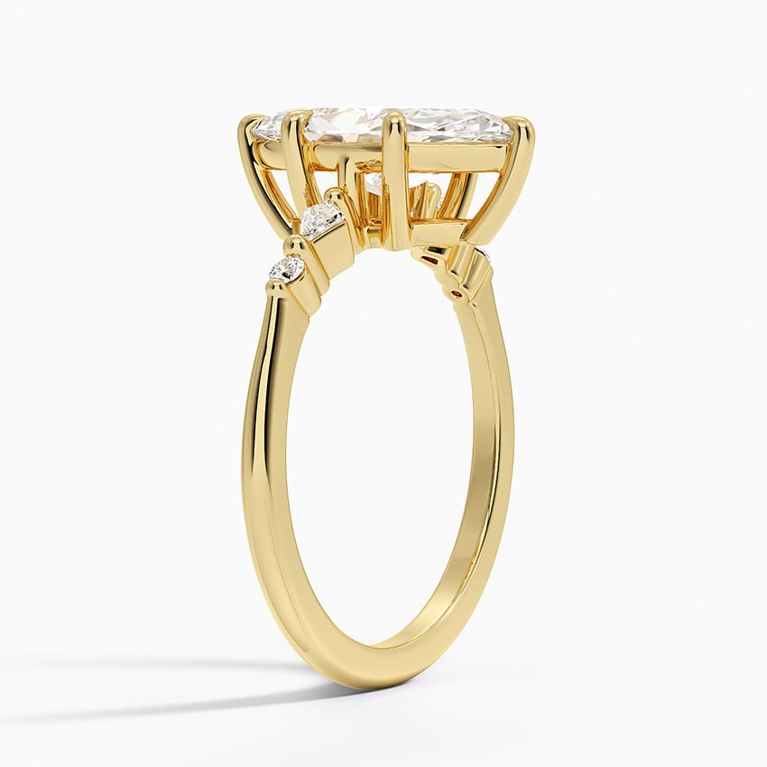 18K Yellow Gold Soraya Diamond Ring