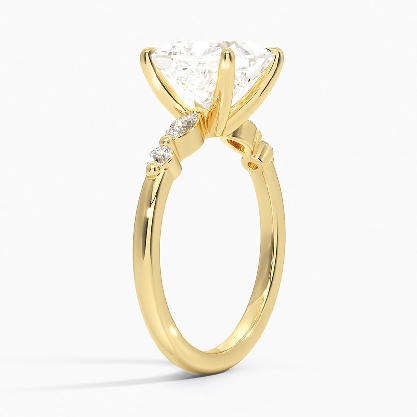 Marquise and Round Diamond Ring