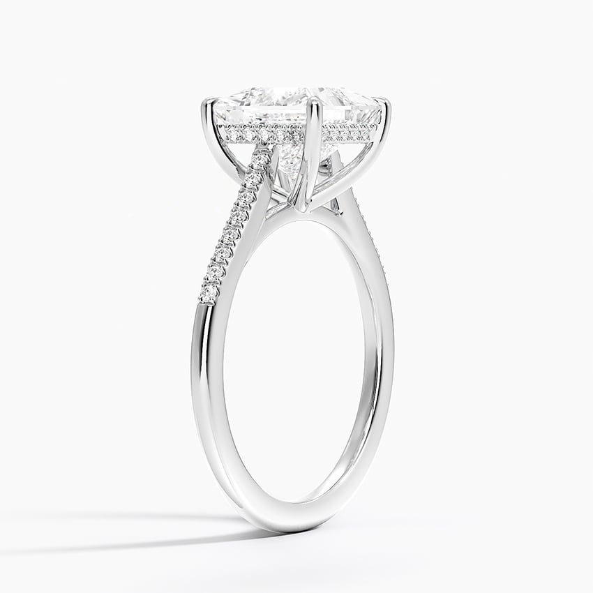 Lissome Half-Coverage Diamond Ring