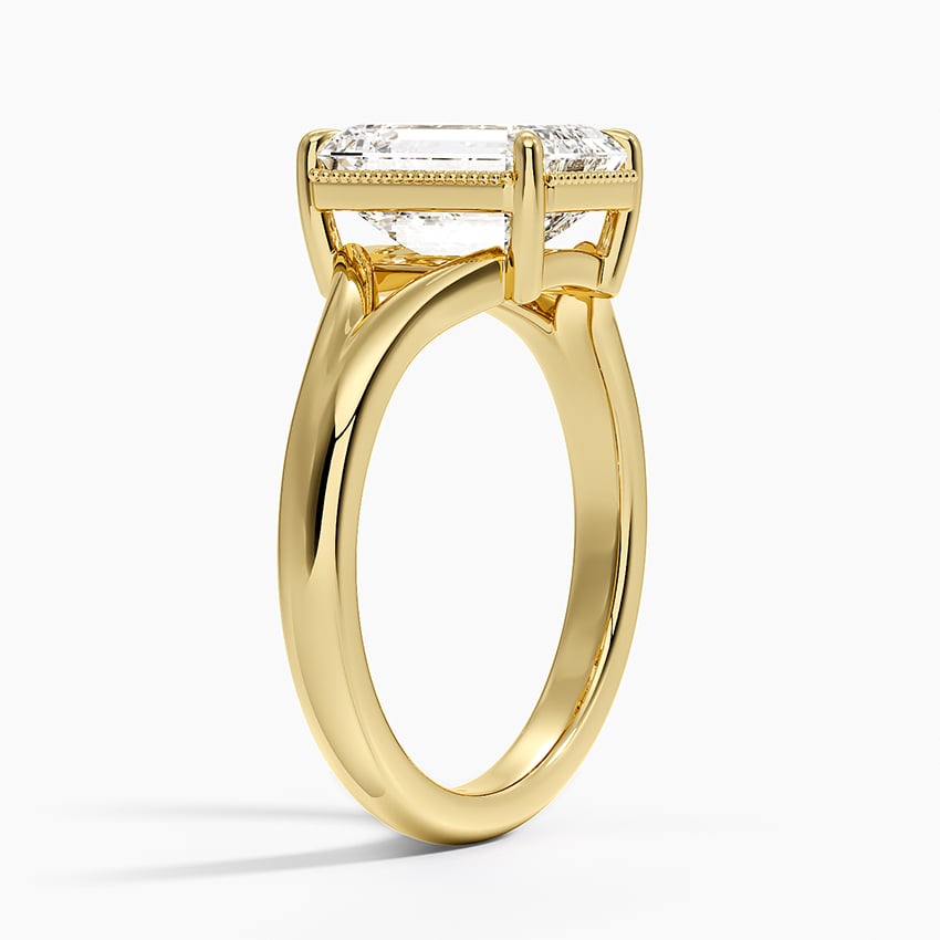 Cora Split Shank Solitaire Ring