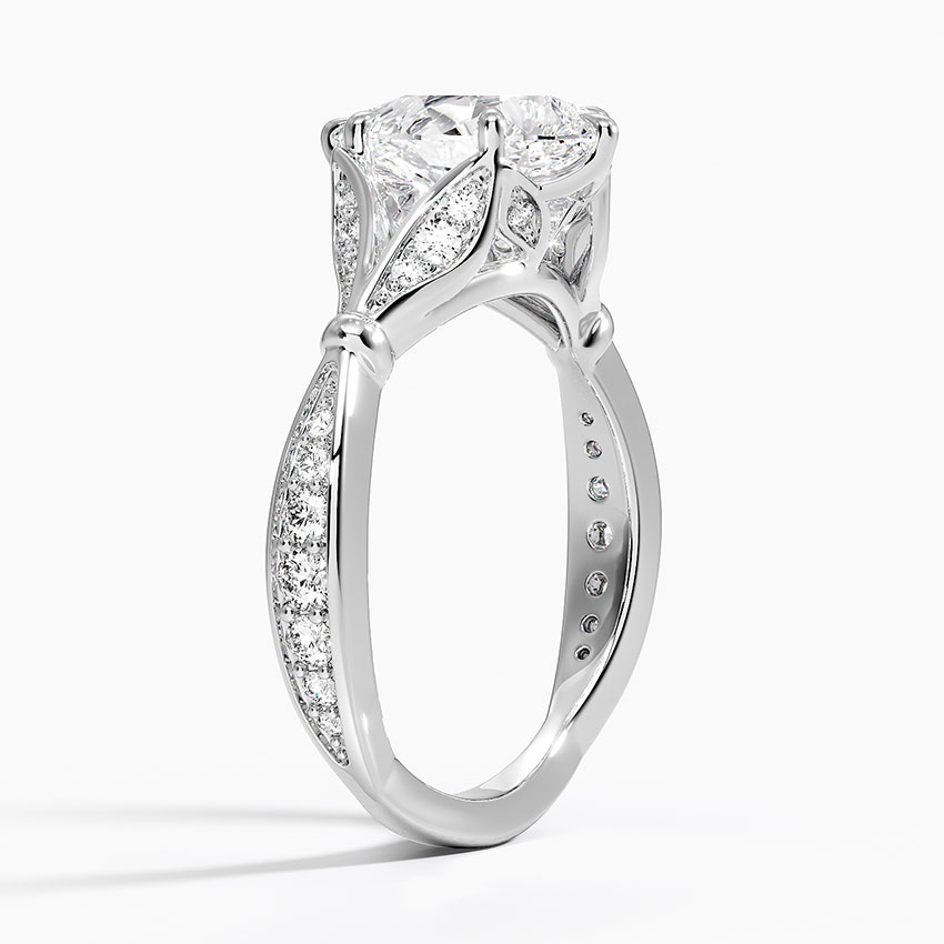 18K White Gold Zinnia Diamond Ring (1/3 ct. tw.)