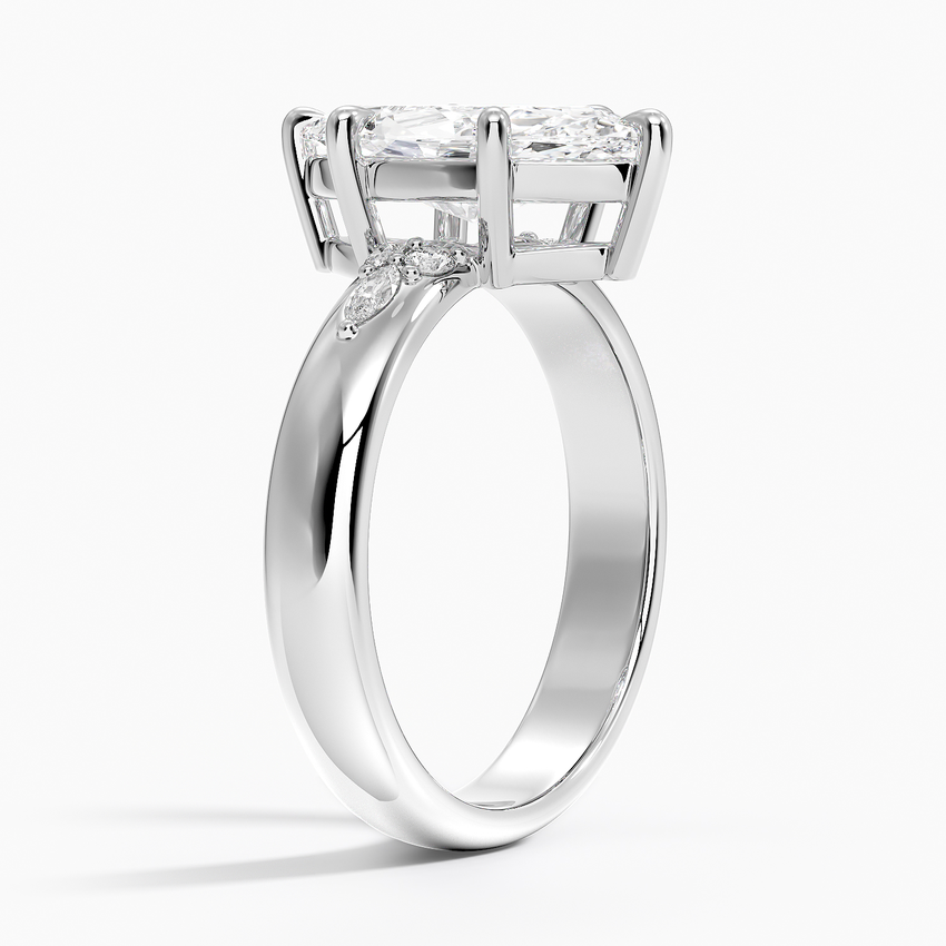 18K White Gold Mosaic Nadia Diamond Ring