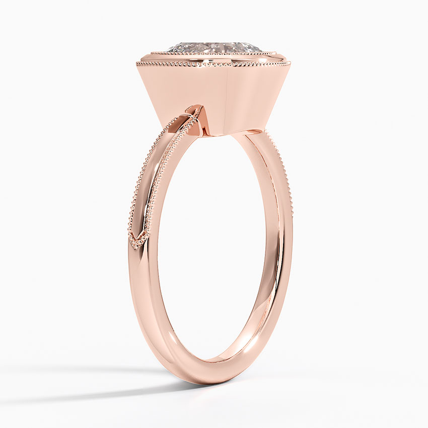14K Rose Gold Blair Bezel Ring