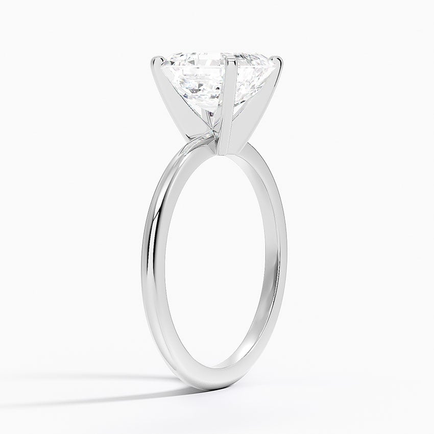 Four-Prong Petite Comfort Fit Solitaire Ring - Brilliant Earth