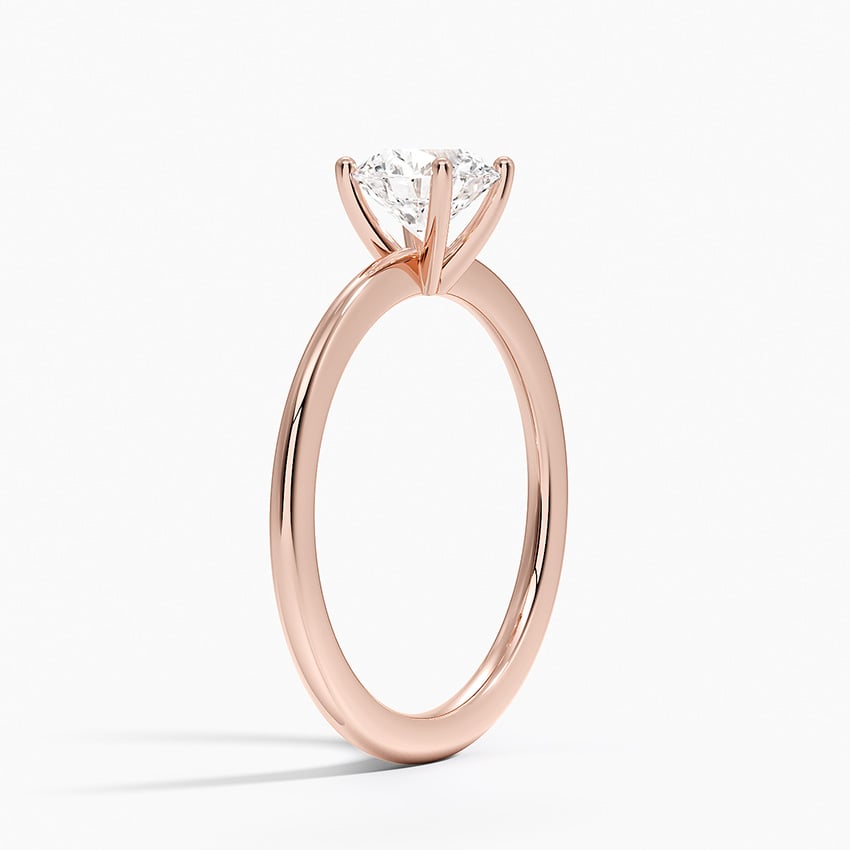 14KR Sapphire Aimee Solitaire Ring, large top view