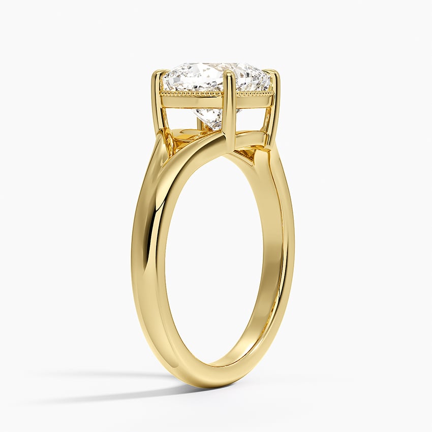 Cora Split Shank Solitaire Ring