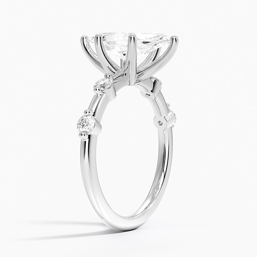18K White Gold Aimee 1.7mm Diamond Ring