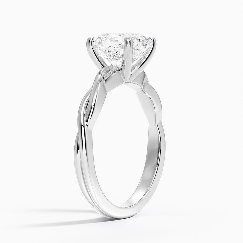 Twisted Vine Engagement Ring - Solitaire