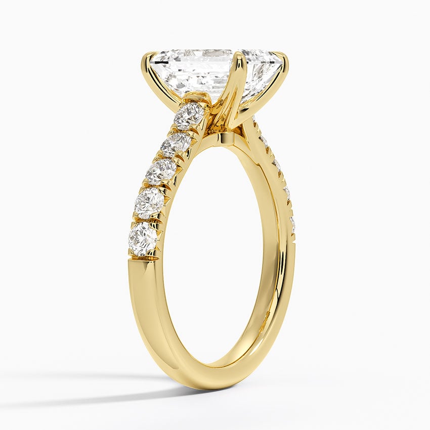 18K Yellow Gold Anthology Half Coverage Diamond Ring (1/2 ct. tw.)