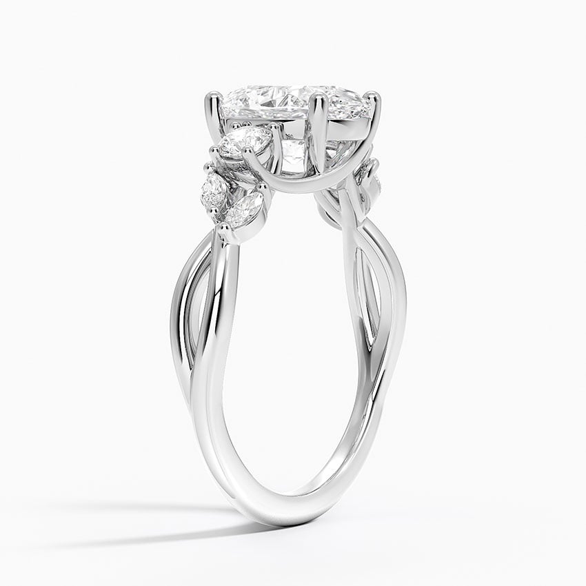 Willow Three Stone Diamond Ring - Brilliant Earth