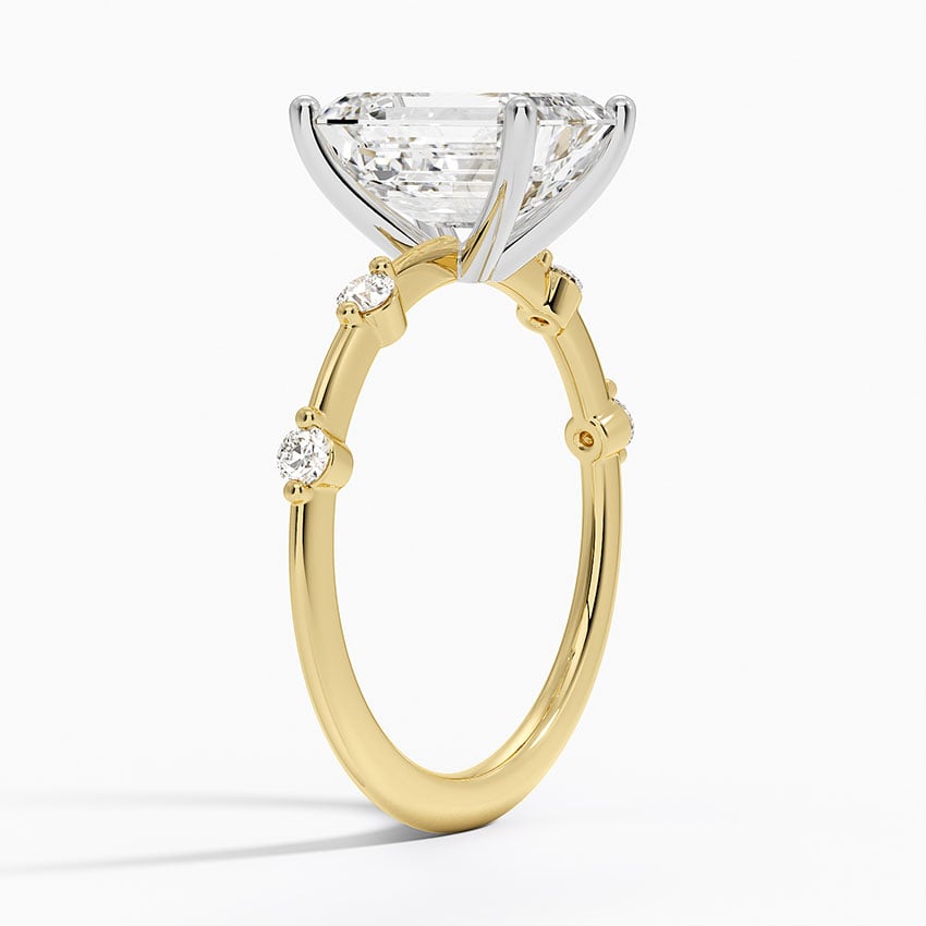 Two Tone Engagement Ring