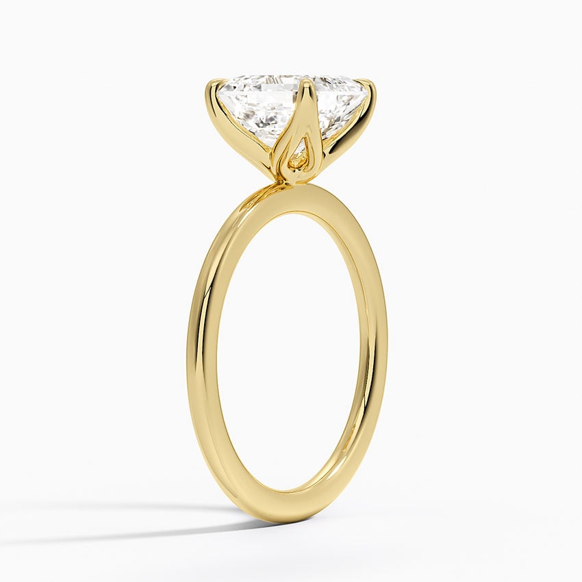 Petite Elodie Flush Fit Solitaire Ring