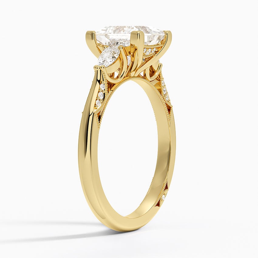18K Yellow Gold Simply Tacori Three Stone Diamond Ring (1/3 ct. tw.)