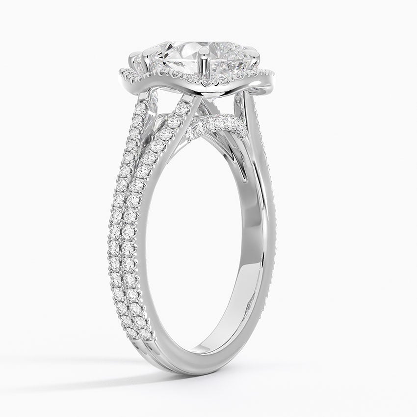 Fortuna Halo Diamond Ring - Brilliant Earth