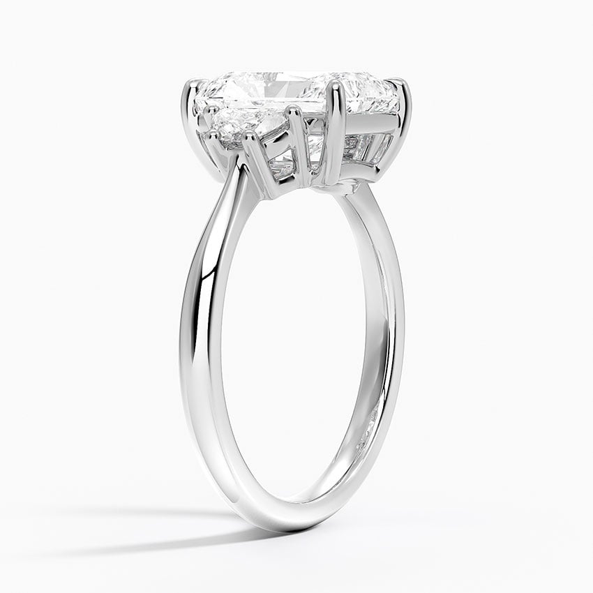 Half Moon Three Stone Diamond Ring (1/4 ct. tw.)