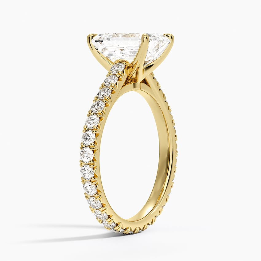 18K Yellow Gold Sienna Eternity Diamond Ring