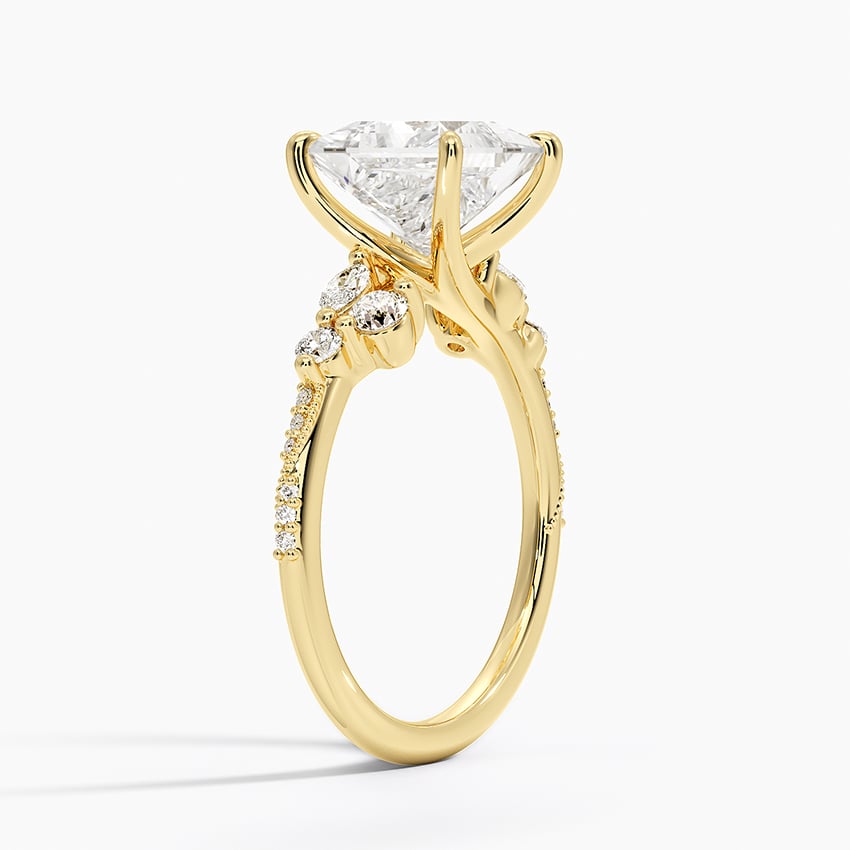 Milgrain Engagement Ring