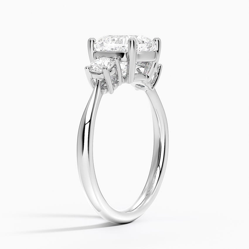 18K White Gold Selene Three Stone Diamond Ring (1/3 ct. tw.)