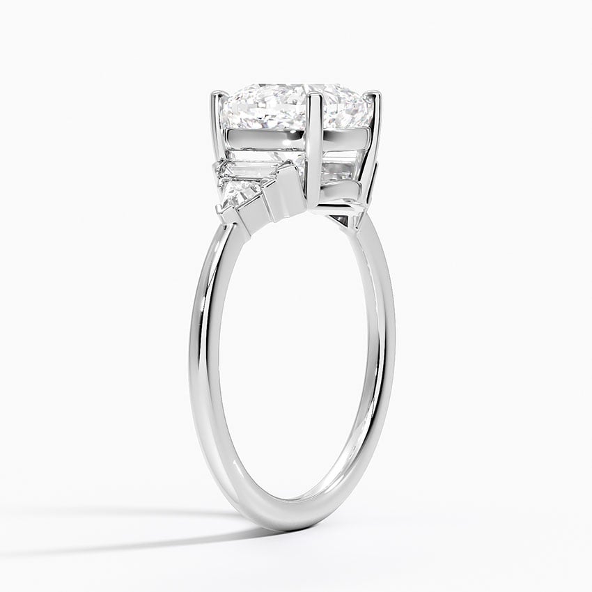 18K White Gold Edie Art Deco Diamond Ring