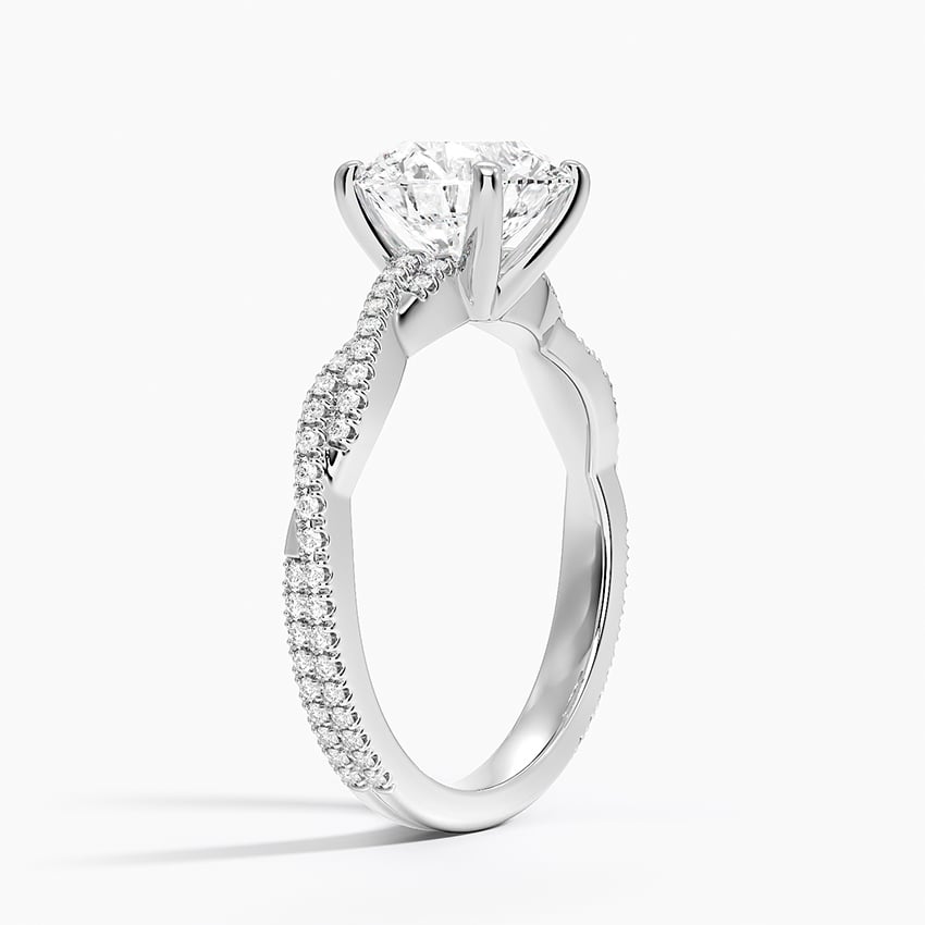 Scalloped Engagement Ring