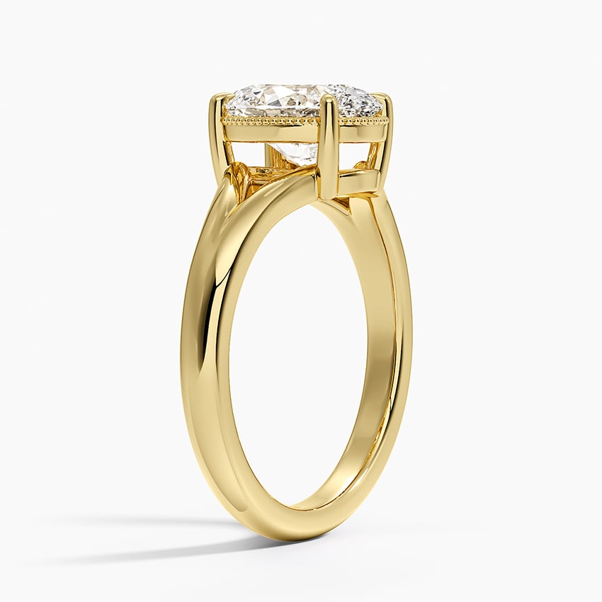 Cora Split Shank Solitaire Ring
