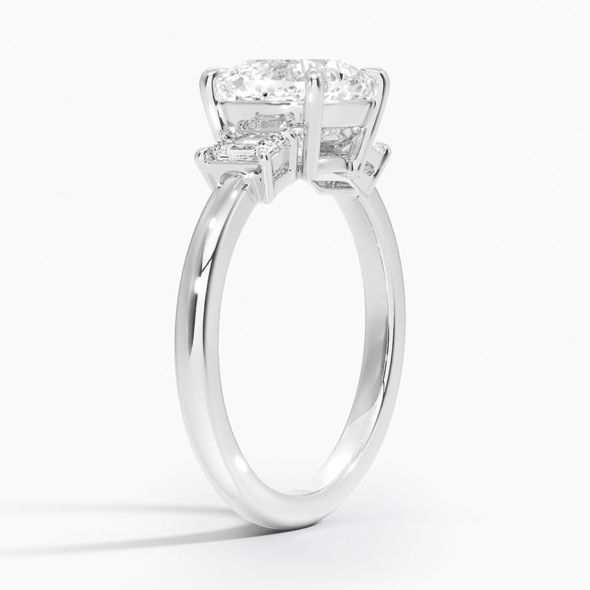 18K White Gold Petite Rhiannon Three Stone Diamond Ring (1/4 ct. tw.)